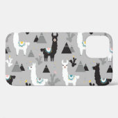 Llama cactus bergen, naadloos patroon. Case-Mate iPhone case (Achterkant (horizontaal))
