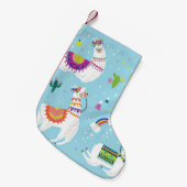 Llama & Cactus: Schattigee  Set Kleine Kerstsok (Voorkant (Hangend))