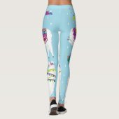 Llama & Cactus: Schattigee Set Leggings (Achterkant)