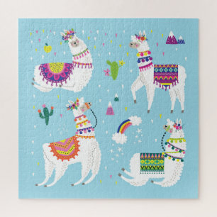 Llama & Cactus: Schattigee Set Legpuzzel