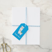 Llama Cadeaulabel (Met Touw)
