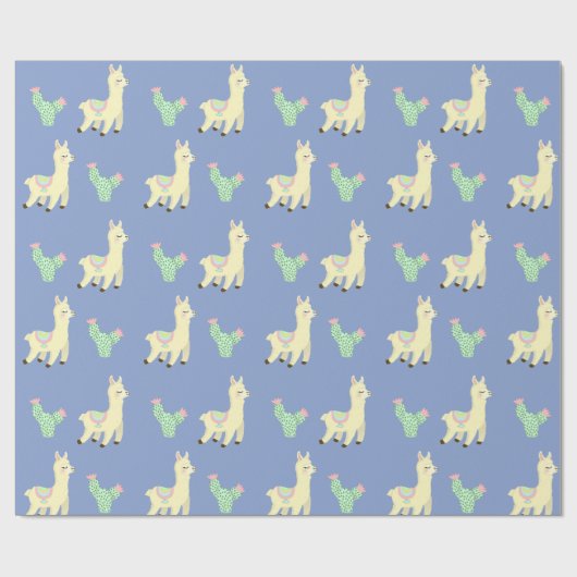 Llama Cadeaupapier (Vlak)