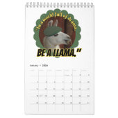 llama calendar kalender (Jan 2026)