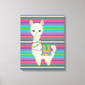 Llama Canvas Afdruk (Voorkant)