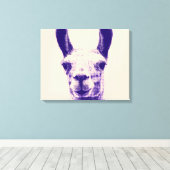 Llama Canvas Print (Insitu (Houten vloer))