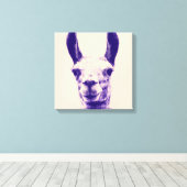 Llama Canvas Print (Insitu (Houten vloer))