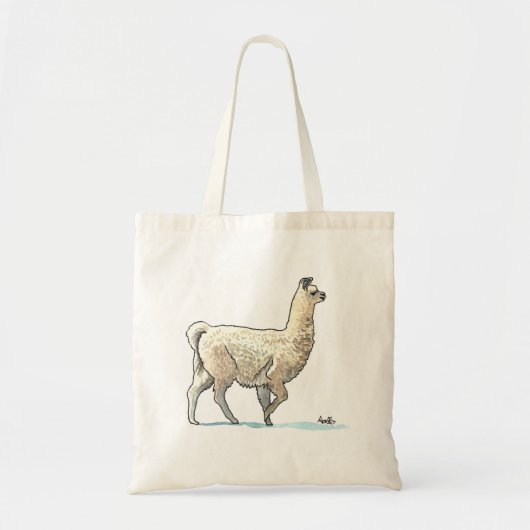 Llama canvas tas (Voorkant)
