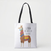 Llama Canvas tas (Voorkant)
