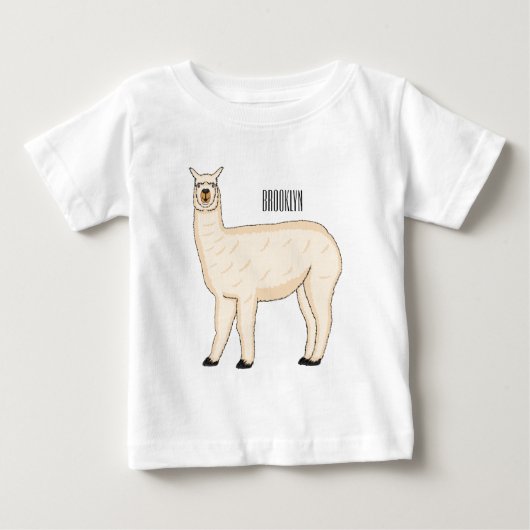 Llama cartoon illustratie (Voorkant)