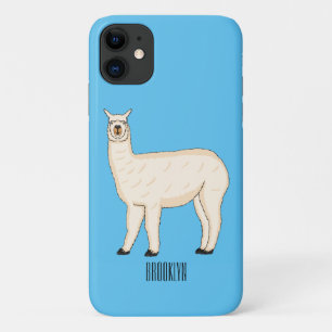 Llama cartoon illustratie Case-Mate iPhone case