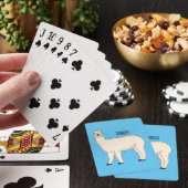 Llama cartoon illustratie pokerkaarten (Insitu)