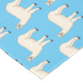 Llama cartoon illustratie tafelkleed (Gekanteld)