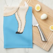 Llama cartoon illustratie theedoek (Quarter Fold)