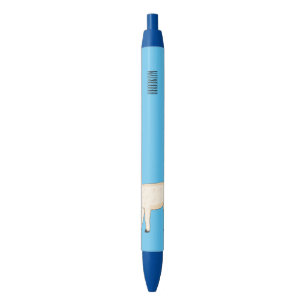 Llama cartoon illustratie zwarte inkt pen