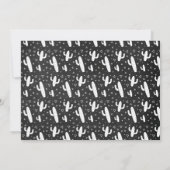 Llama Chalk Verjaardagsfeest Fotouitnodiging Kaart (Achterkant)