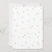 Llama Chalkboard Birthday Invitation Kaart (Achterkant)