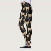 Llama Champagne Gold glitter Sparkles Leggings (Links)