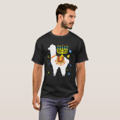 Llama Chanoeka Happy Chanoeka Llama Lover Chanoeka T-shirt (Voorkant volledig)