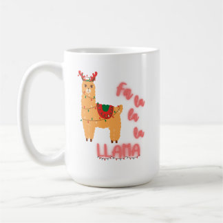 Llama Christmas-Mok Koffiemok