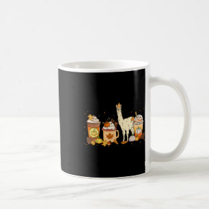 Llama Coffee Pumpkin Spice Animal Herfst Thanksgiv Koffiemok
