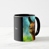 Llama Collectible Art Coffee Mok (Voorkant rechts)