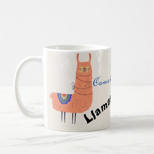 Llama Como Te Llamas Koffiemok (Links)