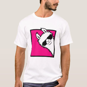 Llama Cool Kijkende Zonnebril Fluffy Alpaca Pret T-shirt