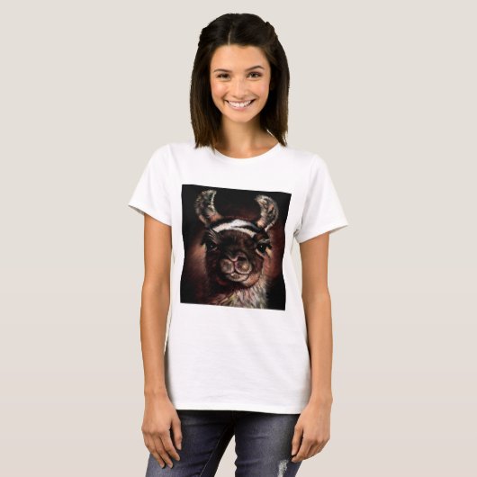 Llama Cusco Peru T-shirt (Voorkant volledig)