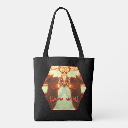 Llama Cusco Peru Tote Bag (Achterkant)