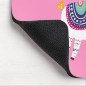 Llama Cute Pink Muismat (Hoek)