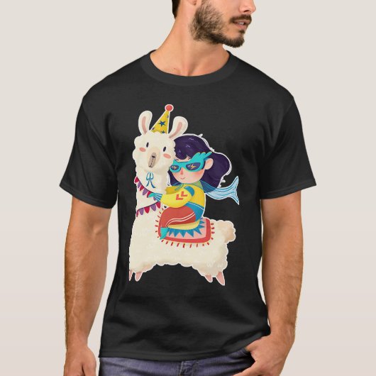 Llama Cute Style Alpaca Graphic Plus Size 1 T-shirt (Voorkant)