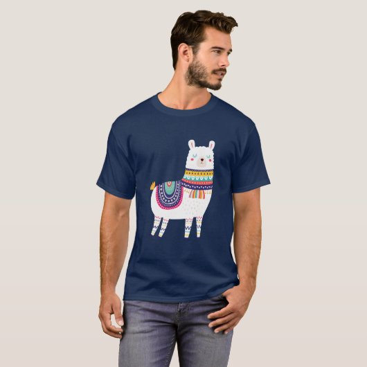 Llama Cute T-shirt (Voorkant volledig)