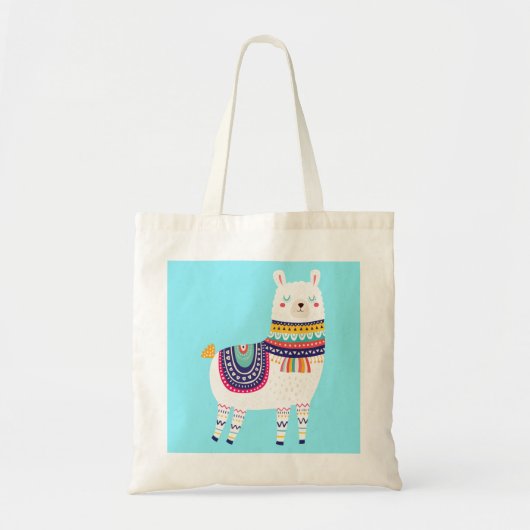 Llama Cute Tote Bag (Voorkant)