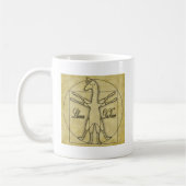 Llama Da Vinci Koffiemok (Links)