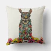 llama daisy love kussen (Achterkant)