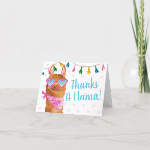 Llama dank u nota Kaarten