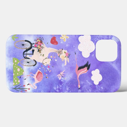 Llama Day Out Planner Case-Mate iPhone Case (Achterkant (horizontaal))