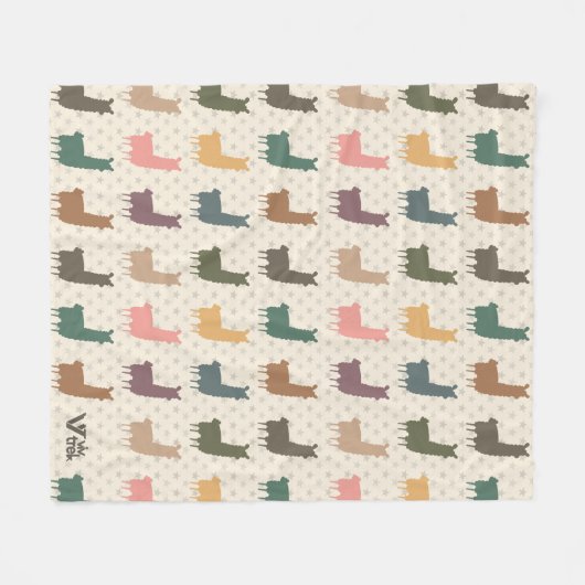  Llama deken Uniek cadeau voor Alpaca Lover (Voorkant (Horizontaal))
