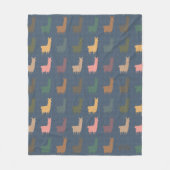 Llama deken Uniek cadeau voor Alpaca Lover (Voorkant)