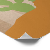 Llama Desert Cactus Girl Baby shower Poster (Hoek)