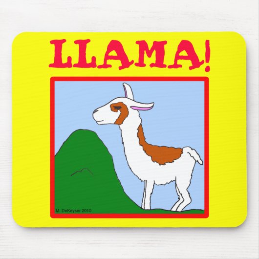Llama! Design Muismat (Voorkant)
