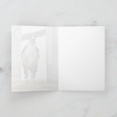 Llama, die de dag begroet kaart (Binnen)