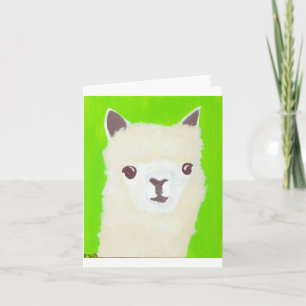 Llama, dieren kaart