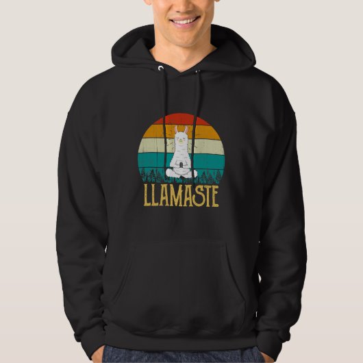 Llama Do Yoga Hoodie (Voorkant)