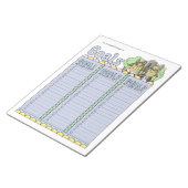 Llama Doelplanner Aangepaste Notitieblok (Schuin)