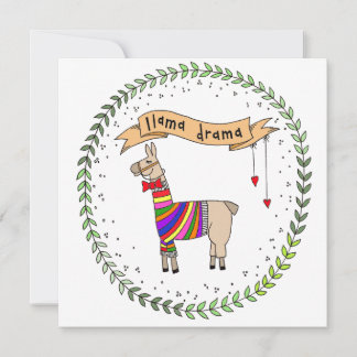 Llama Drama Illustratie