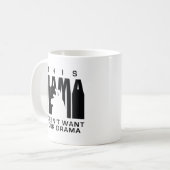Llama-drama Koffiemok (Voorkant links)