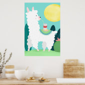 Llama Drink het Poster van de Soda Wall Art (Keuken)