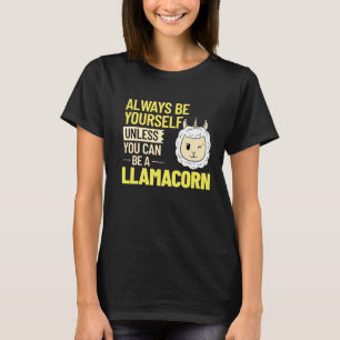 Llama Eenhoorn Llamacorn Grappige Afbeeldingen T-shirt