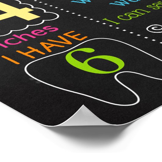 Llama Eerste verjaardagskalk Poster (Hoek)